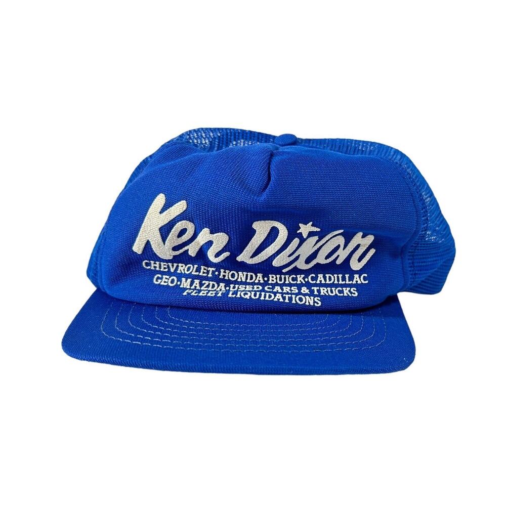 VTG Ken Dixon Dealership Waldorf Maryland Advertising Snapback Cap Hat 80's 90's